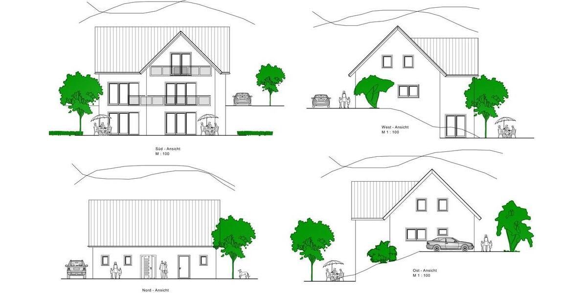 Attraktives Haus mit individueller Planung in naturnaher Umgebung - Einfamilienhaus Rückersdorf 10809574154 | Angebot:25329337